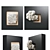 Decorative Wall Art Set 3D model small image 1