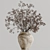 Elegant Plants Bouquet Vase 41 3D model small image 3