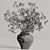 Elegant Plants Bouquet Vase 41 3D model small image 8