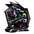 Animated RGB Gaming PC Kit 3D model small image 3