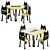 Batman Kids Table and Chair 3D model small image 2