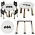 Batman Kids Table and Chair 3D model small image 3