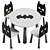 Batman Kids Table and Chair 3D model small image 5