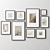 Assorted Picture Frames Set Collection 3D model small image 4