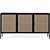 Rattan Wood Sideboard Reyna Sklum 3D model small image 2