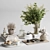 Elegant Decor Set H86 3D model small image 6