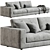 Luxury Superhiro Sofa: Vray Rendered 3D model small image 1