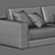 Luxury Superhiro Sofa: Vray Rendered 3D model small image 4