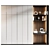 Modern Bookshelf Decor GHS-2524 3D model small image 1