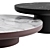 Minotti Brady Coffee Tables - Variety of Sizes 3D model small image 3