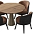 Luxury Fendi Dining Chair 3D model small image 3