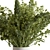 Fresh Green Branch Bouquet 3D model small image 2