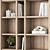 Modern Industrial Bookcase for Office 3D model small image 2