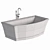 American Standard Freestanding Soaking Tub 3D model small image 3