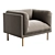 Bolia Paste Armchair Modern Design 3D model small image 3