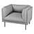 Bolia Paste Armchair Modern Design 3D model small image 7