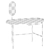 Elegant Vanity Table by Calligaris 3D model small image 1