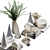 Scandinavian Style Christmas Decor Set 3D model small image 5