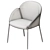 Modern Blooming Andrea Chair Design 3D model small image 4