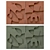 Textured Wall Panels Duo Set 3D model small image 11