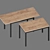 Hoff Sliding Dining Slide Table 3D model small image 4