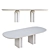 Elegant Pearl Dining Table 3D model small image 4