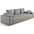 Luxence Maxime Luxury Sofa 3D model small image 3