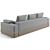 Luxence Maxime Luxury Sofa 3D model small image 5