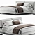 Elegant 2013 Academy Piuma Bed 3D model small image 2