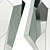 Diamond Mirror by Cattelan Italia 3D model small image 7