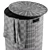 Seagrass Laundry Baskets Set 3D model small image 7