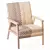 Scandinavian Chic Nikko Accent Chair 3D model small image 13