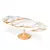 Elegant Dining Set Apriori Calacatta Gold 3D model small image 4