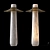 Alabaster and Brass Standing Lamp 3D model small image 2