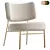 Elegant Coco Armchair in Millimeters 3D model small image 1