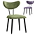 Modern Elegant Horn Chair 3D model small image 1