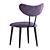 Modern Elegant Horn Chair 3D model small image 3