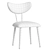 Modern Elegant Horn Chair 3D model small image 4