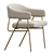 Modern Wire Armchair WestElm 3D model small image 2