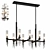 Elegant Torres Chandelier Light Fixture 3D model small image 1