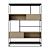 Modern Fusion Bookcase with Sliding Doors 3D model small image 2