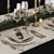 Festive Table Setting 3D model small image 3