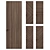 Matte Stained Oak Rift Doors 3D model small image 1