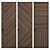 Matte Stained Oak Rift Doors 3D model small image 2