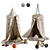 Kids Canopy Room Set with Toys 3D model small image 1