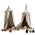 Kids Canopy Room Set with Toys 3D model small image 3