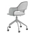 JYSK REERSLEV Office Chair White 3D model small image 7