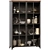 Trent Industrial Display Cabinet 3D model small image 3