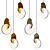  Sleek LED Pendant Lighting Set 3D model small image 2