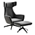 Modern Armchair with Elegance 3D model small image 1